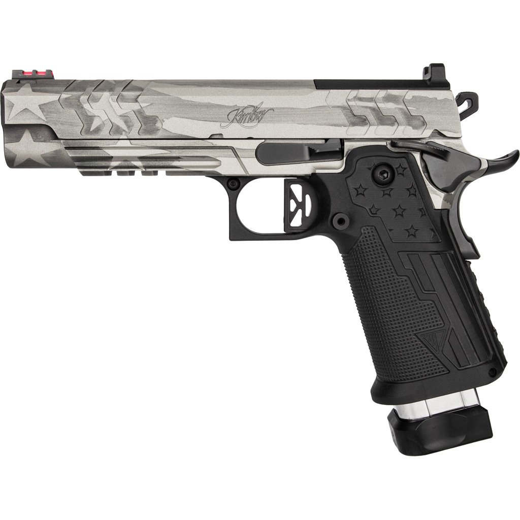 Kimber 2K11 Independence Pistol 45 ACP 5 in. Flag Silver Cerakote/ BLK 13 rd.
