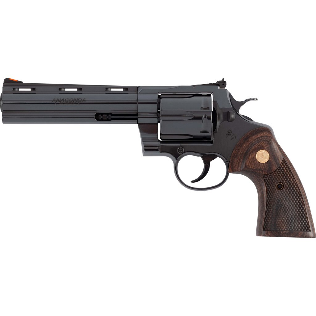 Colt Anaconda Revolver 44 Mag 6 in. Polished Blue w/ Walnut Grip 6 rd.