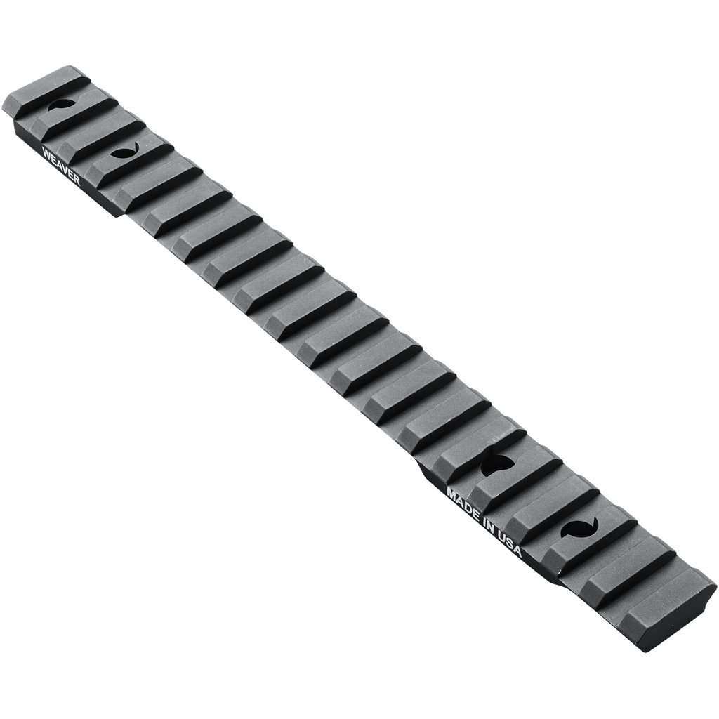 Weaver Tactical Pictny Extended Multi Slot Base Matte Black Ruger American SA Clam Pack