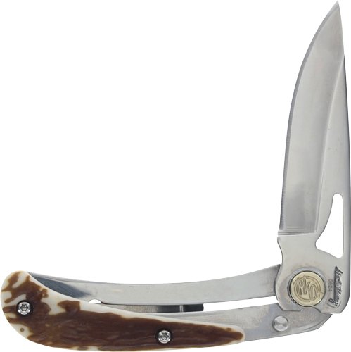 1215488 UNCLE HENRY KNIFE 3UH LARGE - 2.7" BLADE STAGLON HANDLE SCLS