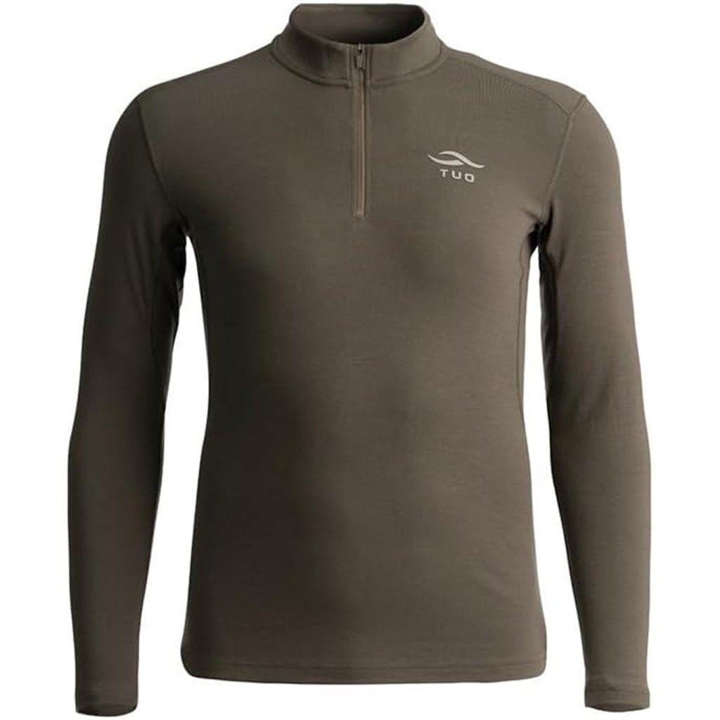 TUO Kinetic Merino 250 1/4 Zip Shirt Deadfall Large