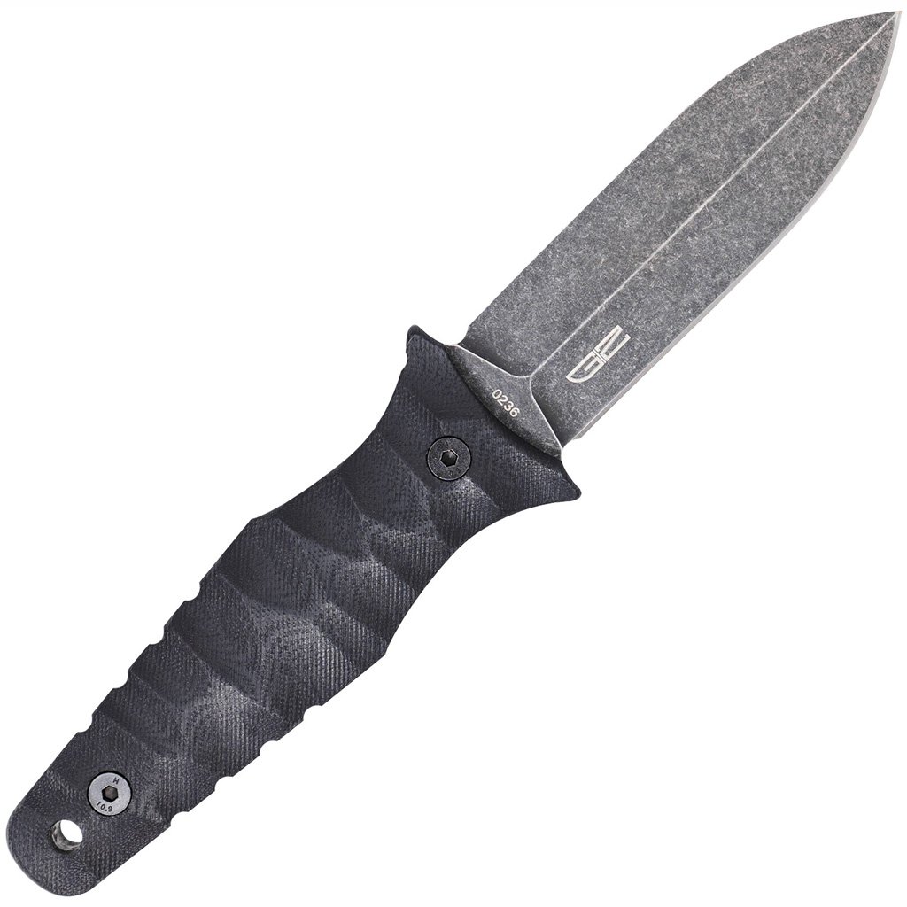 1410053_2.jpg CobraTec Claymore Dagger Fixed Blade Black Stonewash