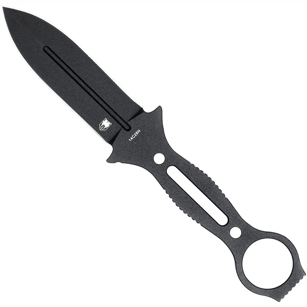 1410057_1.jpg CobraTec Ringed Claymore Dagger Fixed Blade Black