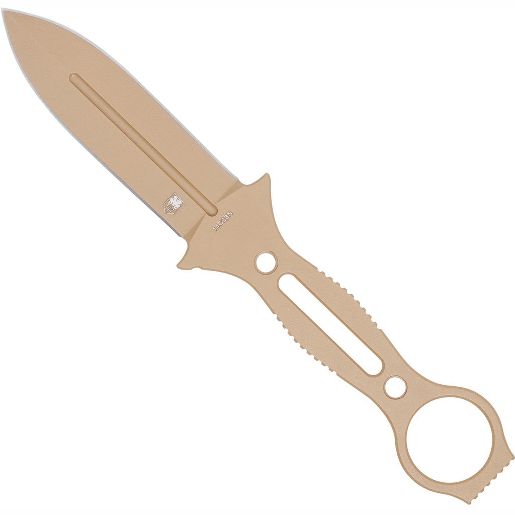 1410059_1.jpg CobraTec Ringed Claymore Dagger Fixed Blade Coyote