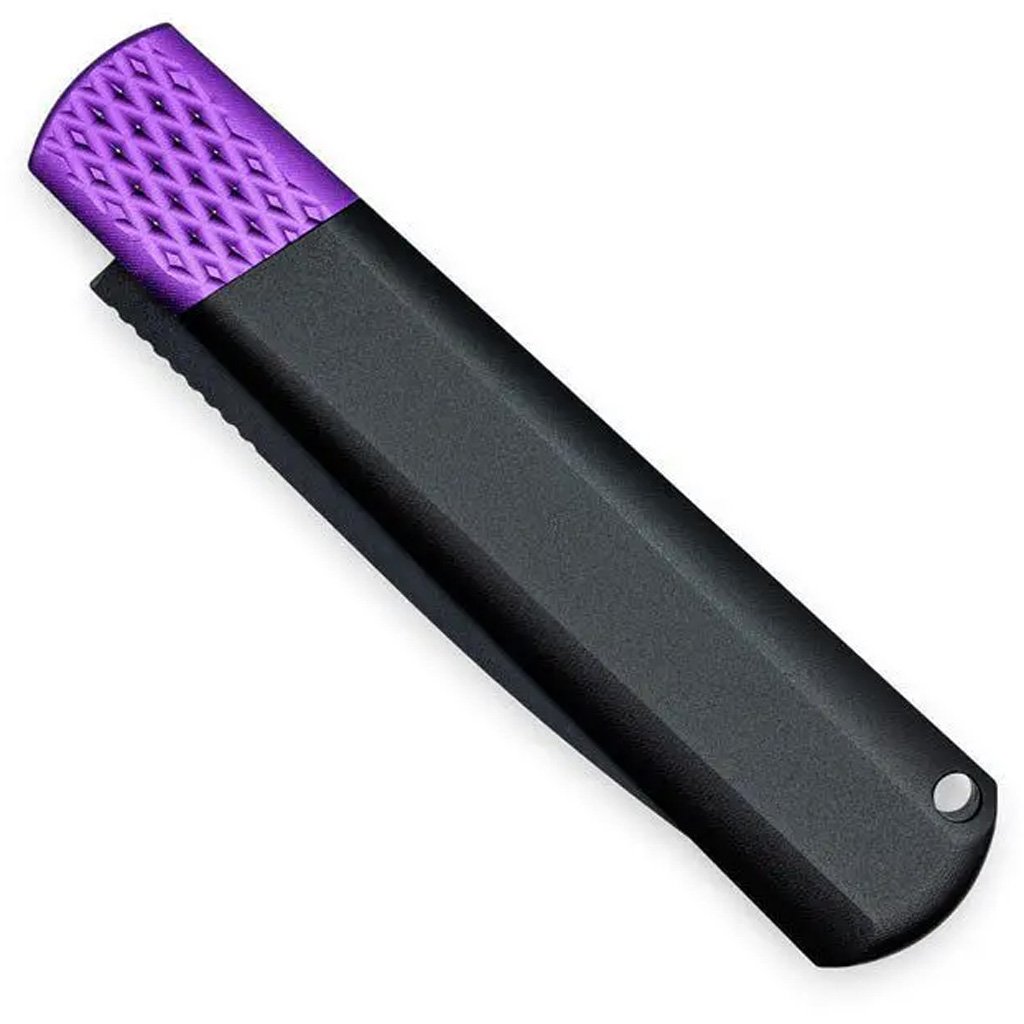 CobraTec Gideon Hidden Release OTF Knife OTF Blade Black/Purple