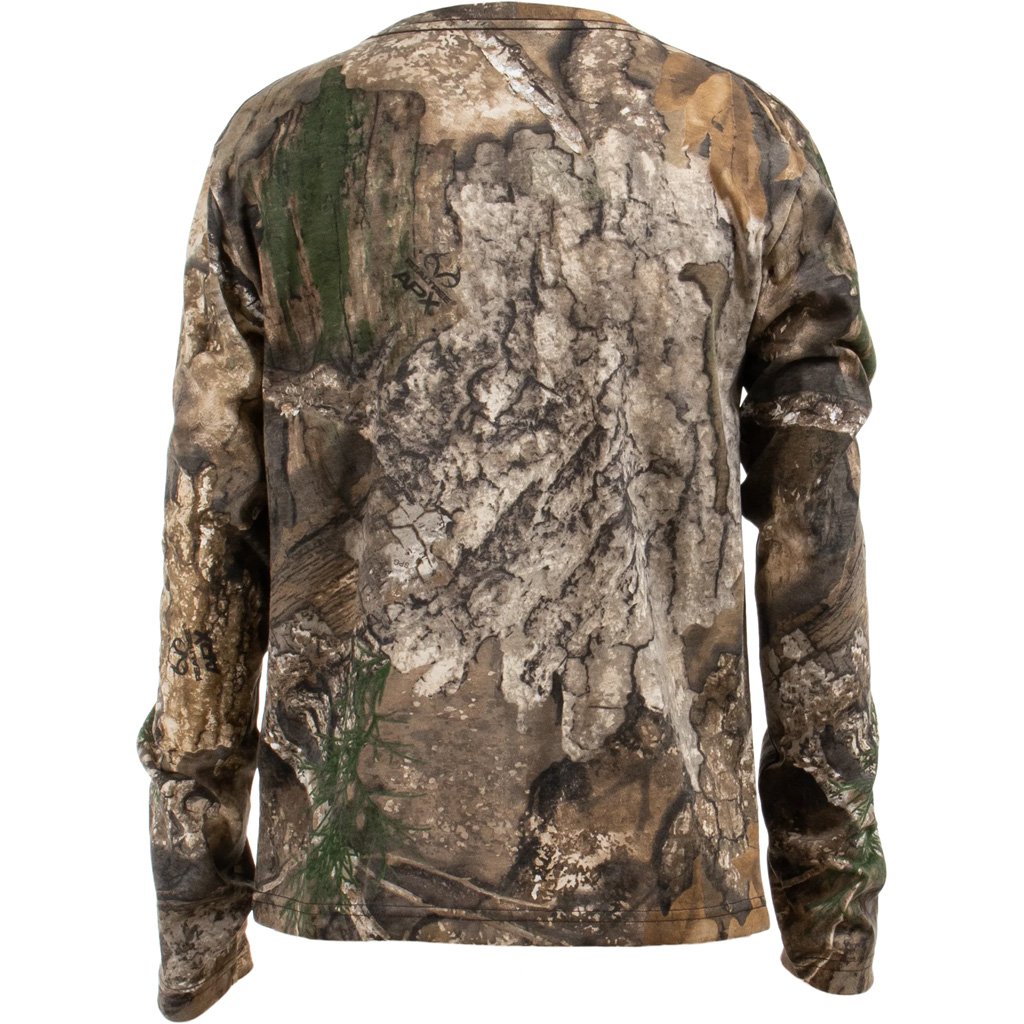 Habit Youth Bear Cave Long Sleeve Tee Realtree APX Youth Small