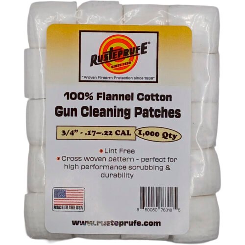 Rusteprufe 3/4" Flannel Cotton Cross Woven Patches 1000ct