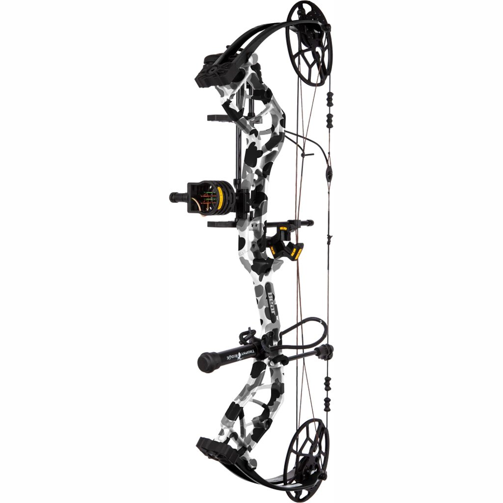 1503228_1 Bear Legit MAXX RTH Bow Package Fred Bear Whiteout/Black 70 lbs. LH