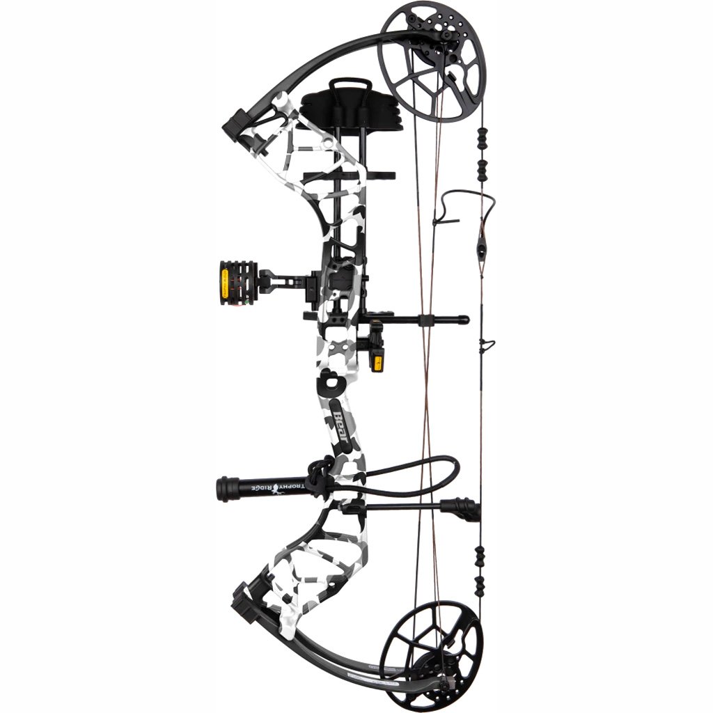 1503228_2 Bear Legit MAXX RTH Bow Package Fred Bear Whiteout/Black 70 lbs. LH