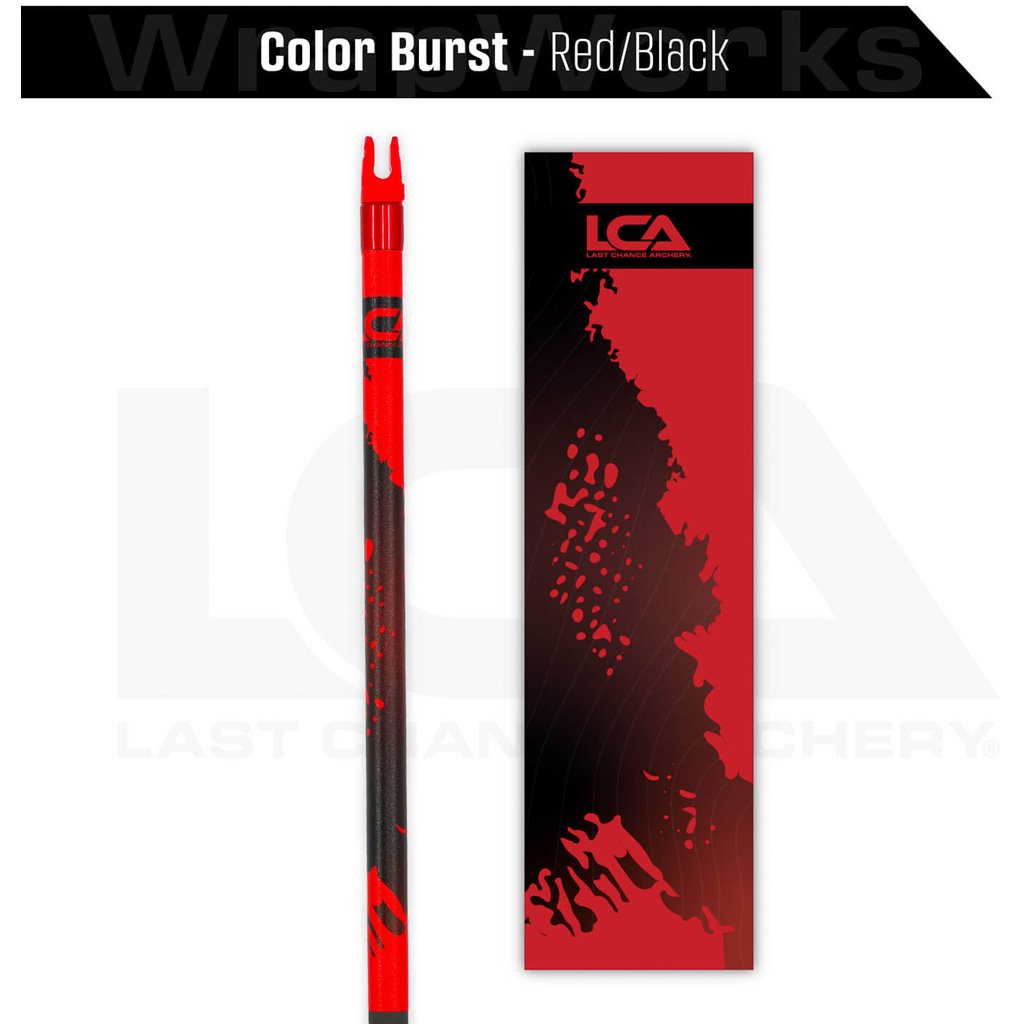 1503378_1 Last Chance WrapWorks Stock Color Burst Red/Black Fixed Precision Fixed Standard