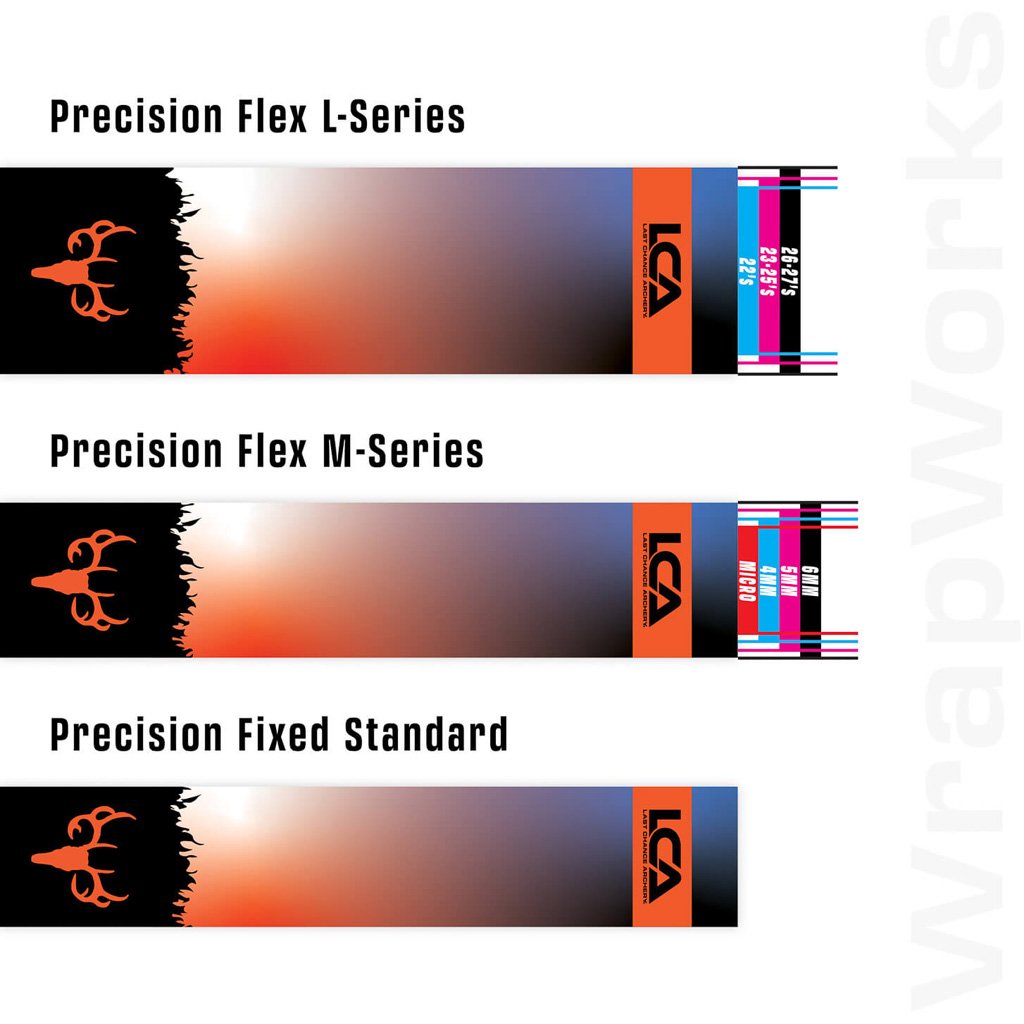 Last Chance WrapWorks Stock Daybreak Skull Orange/Blue Precision Flex L-Series
