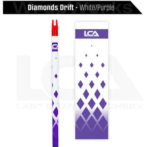 1503385_1 Last Chance WrapWorks Stock Diamonds Drift White/Purple Precision Flex L-Series