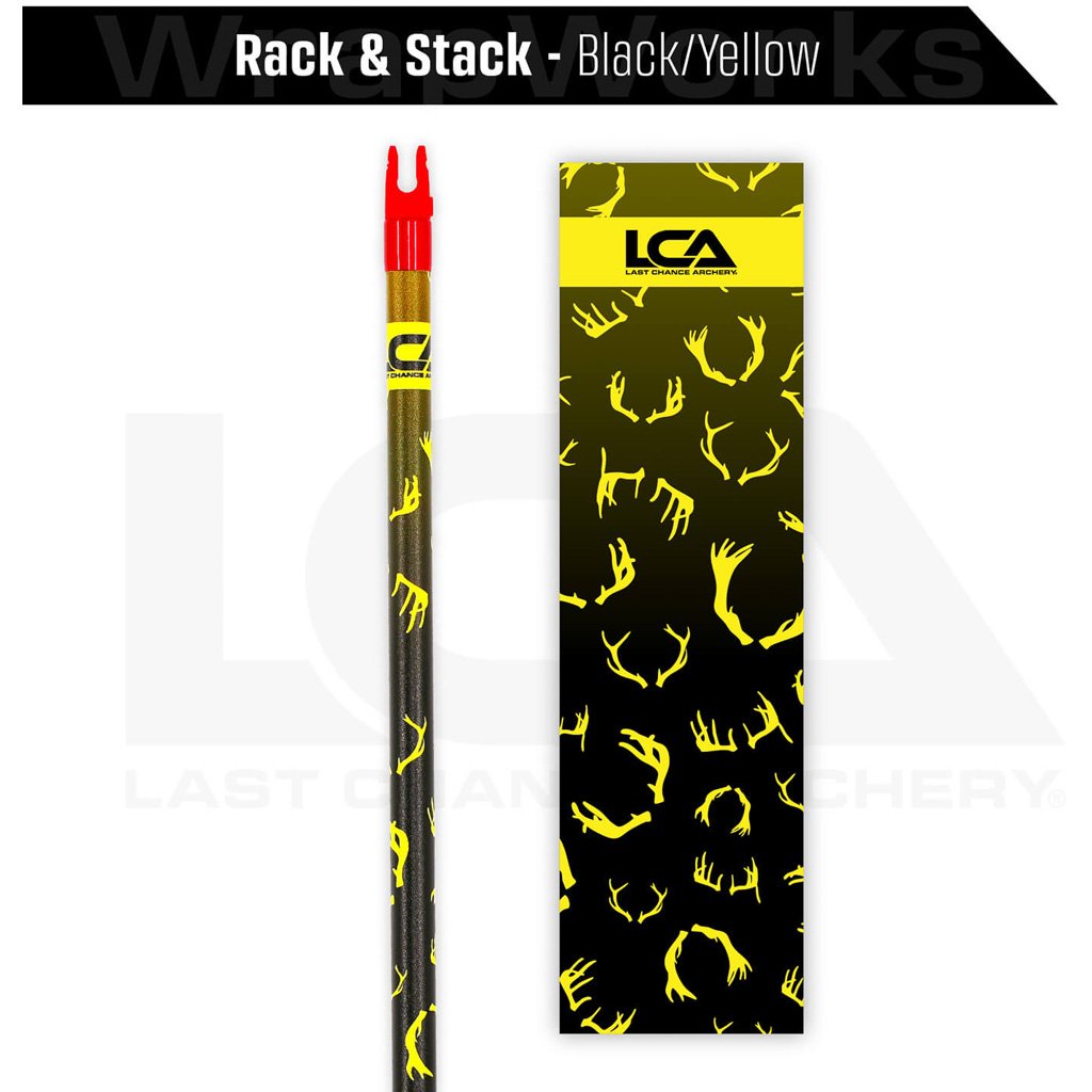 Last Chance WrapWorks Stock Rack & Stack Black/Yellow Precision Fixed Standard