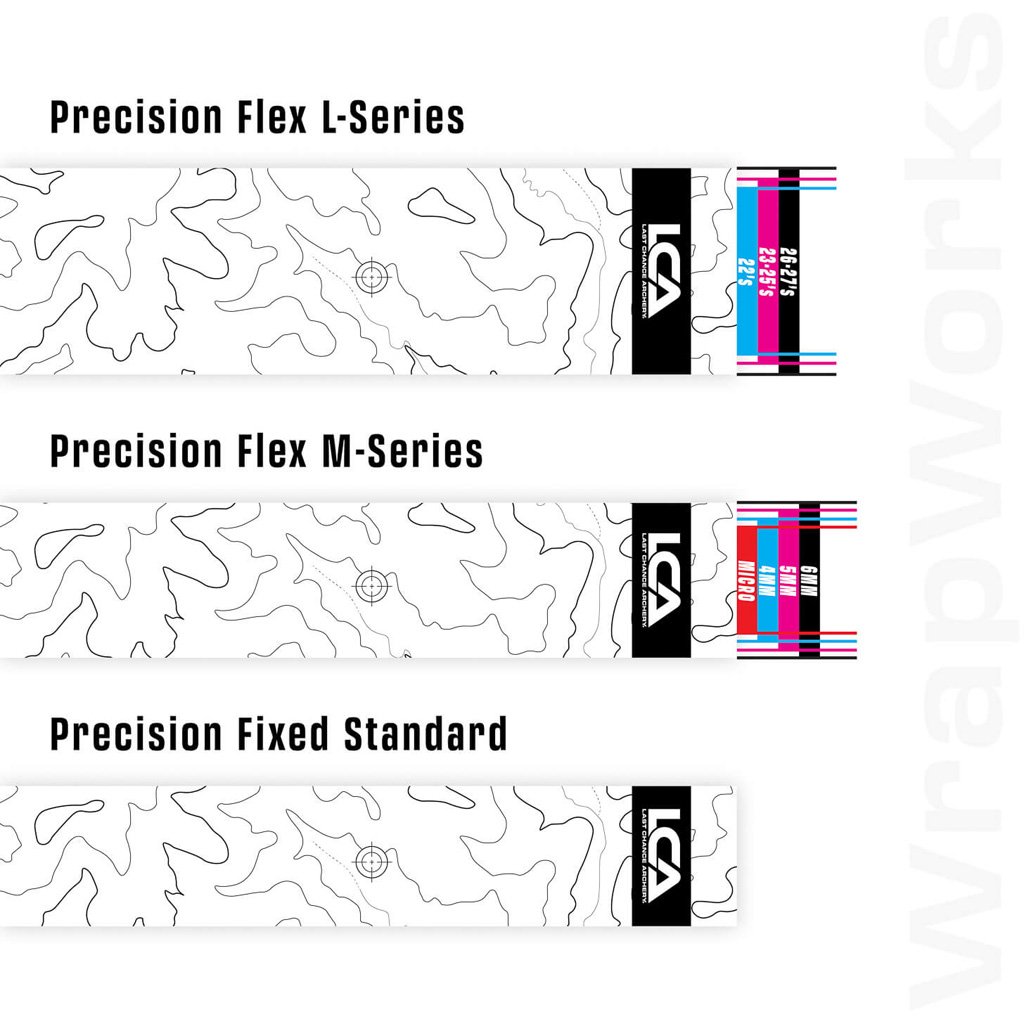 Last Chance WrapWorks Stock Topo   White/Black Precision Flex M-Series