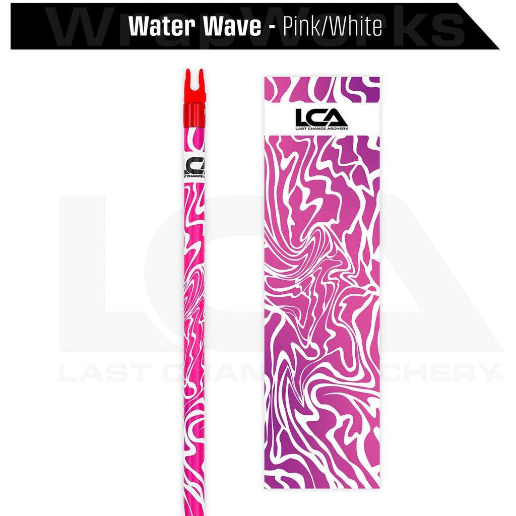 1503409_1 Last Chance WrapWorks Water Wave Pink/White Precision Flex L-Series