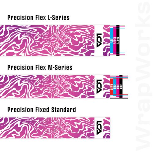 1503409_2 Last Chance WrapWorks Water Wave Pink/White Precision Flex L-Series
