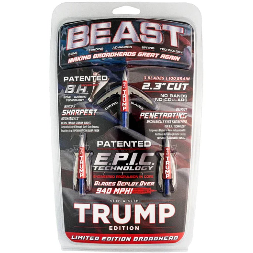 Bowmar Beast Trump Edition Broadhead 100 gr. 2.3 in. 3 pk.