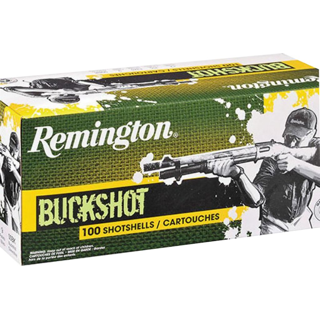 1701426_1 Remington Express Buffered Buckshot Loads 12 ga. 2.75 in. 9 Pellet 00 Buck Shot 100 rd.