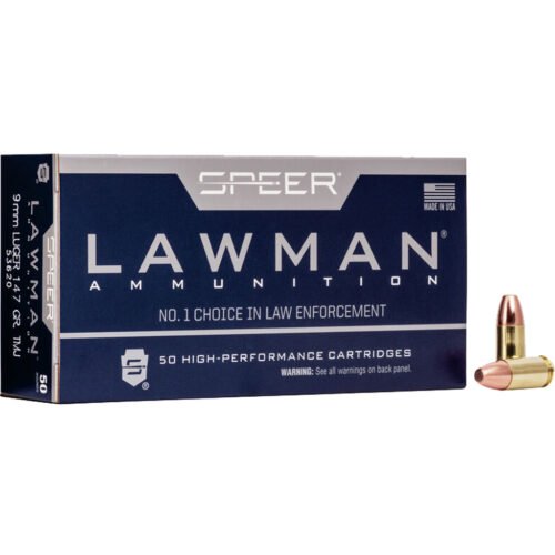 1704491_1 Speer Lawman Pistol Ammo 9mm 147 gr. TMJ 50 rd.