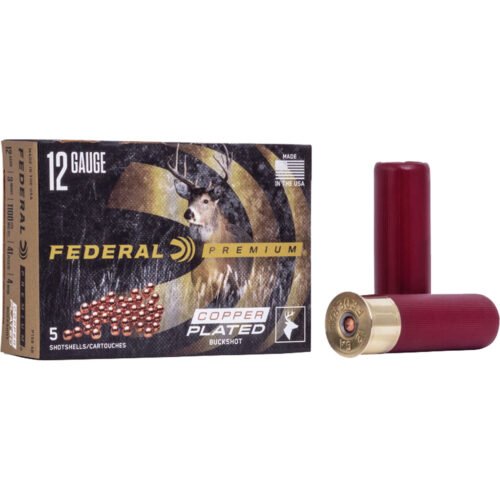 1705566_1 Federal Premium Vital Shok Shotgun Ammo 12 ga. 3 in. 41 Pellets 4 Buck 5 rd.