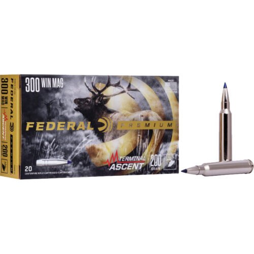 1705676_1 Federal Premium Rifle Ammo 300 Win. Mag. 200 gr. Terminal Ascent 20 rd.