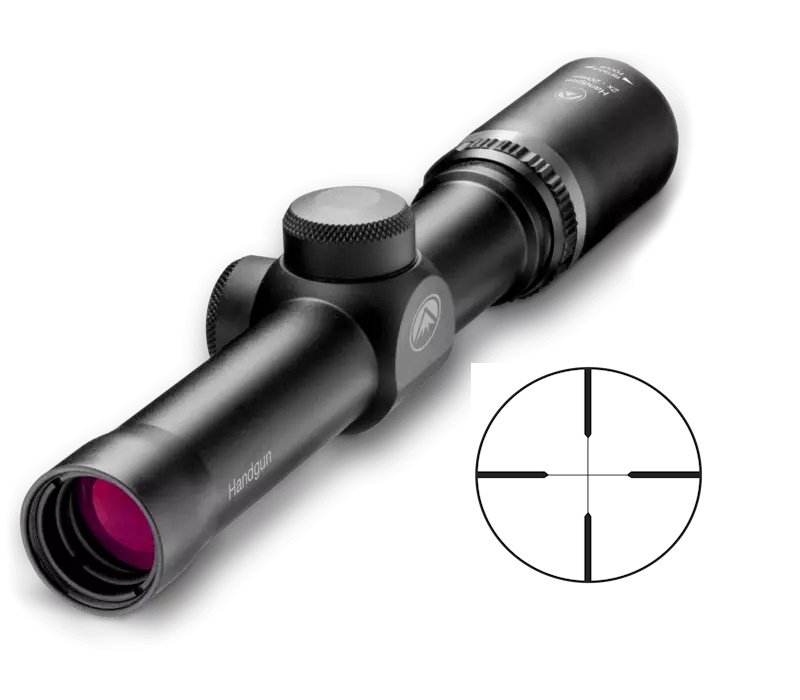 200218f3ad BURRIS OPTICS HANDGUN SCOPE 2X20MM PLEX