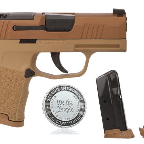 3659cxr3p2acdc2 SIG SAUER P365 9MM 12+1 COYOTE 2A OR
