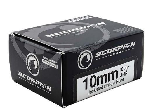 SCORPION 10MM - 180GR JHP 20RD 10BX/CS