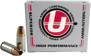 UNDERWOOD 9MM LUGER +P 124GR - XTP JHP 20RD 10BX/CS