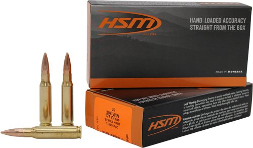 A3085N_1 HSM SUBSONIC 308 WIN 175GR - BTHP MATCH KING 20RD 10BX/CS