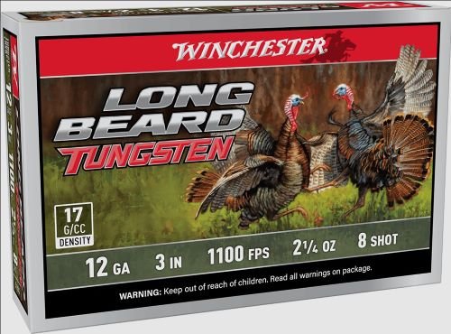 ALBT1238.jpg WINCHESTER LONG BEARD TS17 - 12GA 3" 2-1/4OZ #8 5RD 10BX/CS
