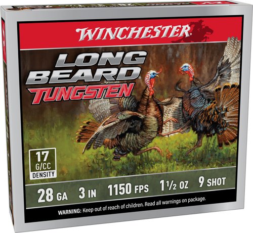 ALBT2839_1 WINCHESTER LONG BEARD TS17 - 28GA 3" 1/1/2OZ #9 5RD 10BX/CS