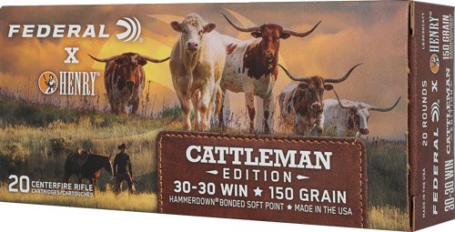 ALG3030CATT_1.jpg FEDERAL HAMMER DOWN HENRY - CATTLEMANS 150GR JSP 20RD
