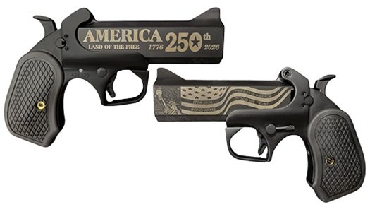BA250blk BOND ARMS 250TH AMERICA BLK 45/410 4.25"