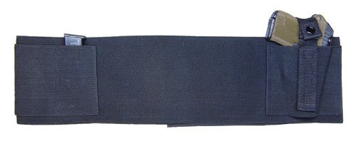 PSP CONCEALED CARRY BELLY-BAND - WAIST 36 TO 44" RH/LH BLACK