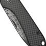 CIVIVI KNIFE ELEMENTUM SLIP - JOINT 2.9" CRBN FBR/DAMASCUS