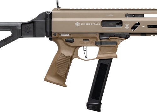 GRAND POWER STRIBOG SP9A3G 9MM - 8" BBL 30 RD MAG W/BRACE FDE