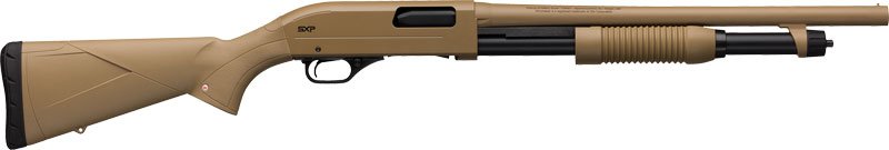 G512337339 WINCHESTER SXP DEFENDER 12GA - 3" 18" CYLINDER FDE SYNTHETIC