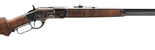 WINCHESTER 1873 SPORTER 45LC - OCTAGON/BLUED 24" CASE-COL PG