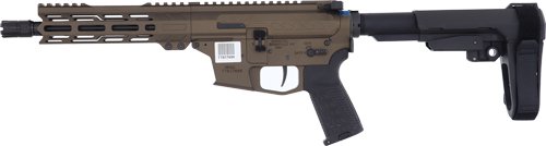 G99A520FMB_LEFT CMMG PISTOL BANSHEE MKGS 9MM - 8" EJECTOR RIP BRACE BRONZE