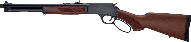GH012PGR44M_LEFT.jpg HENRY H12 PROTECTOR CARBINE - 44MAG 16.5" PG BLUED WALNUT