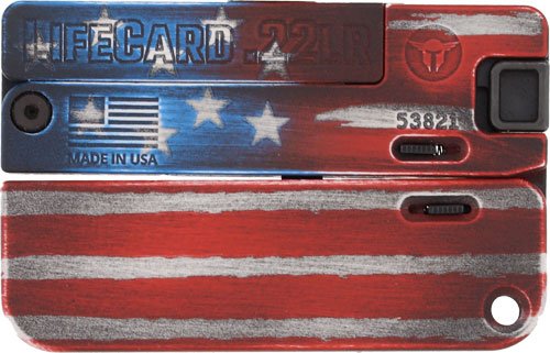 GLC1GBA TRAILBLAZER LIFECARD 22LR - SINGLE SHOT AMERICAN FLAG