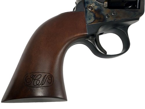 GPP514M00HN9K_GRIP.jpg CIMARRON US CAVALRY BUFFALO - SOLDIER 45LC 7.5" CC/WALNUT