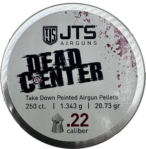 JAC123 JTS PELLETS DEAD CENTER 22 - POINTED 20.73 GR 250CT