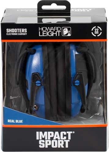 HOWARD LEIGHT IMPACT SPORT - TRUE BLUE ELECTRONIC MUFF NR22