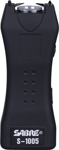 SABRE STUN GUN FLASHLIGHT MINI - W/HOLSTER 1.6uC BLACK