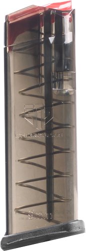 SMKGLK1910 ETS MAGAZINE FOR GLOCK 9MM - 10RD CARBON SMOKE FIT 19/26