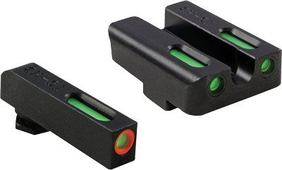 TG13GL1PC TRUGLO SIGHT SET FOR GLOCK LOW - TFX PRO GREEN/ORANGE OUTLINE