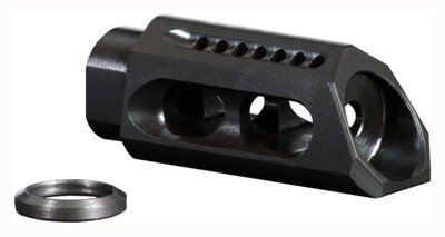YHM26MBA YHM SLANT MUZZLE BRAKE/COMP - 5.56MM FOR 1/2X28 THREADS