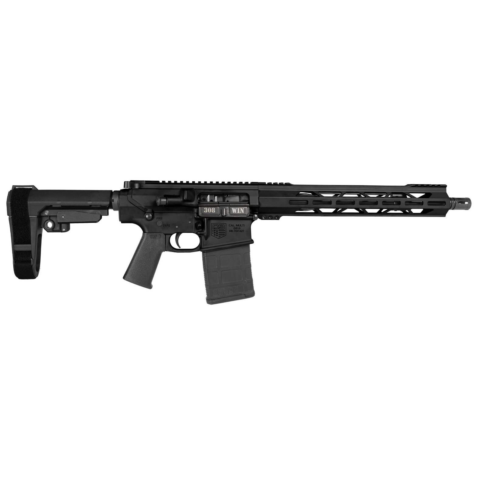 db1222c0023654 DIAMONDBACK FIREARMS DB10 PIST 308WIN BLK SBA3